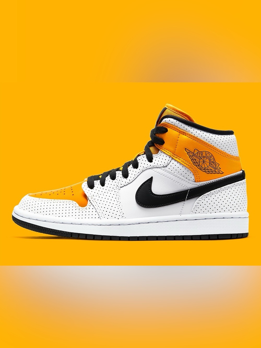 New Air Jordan 1 Mid “Laser Orange” BQ6472-107 WOMENS shoes SZ 7.5